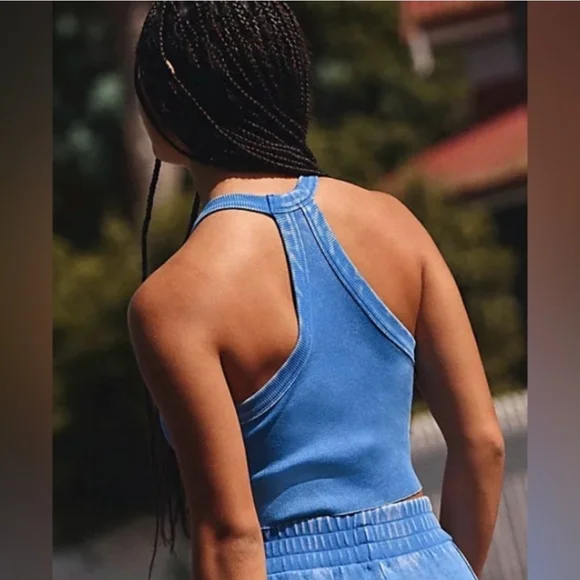 Free People Go To Tank top. NWT. Radiant blue - Picture 2 of 2